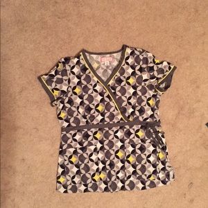 Koi Scrub top